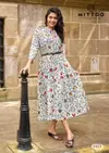 Belt Vol 24 By Mittoo Rayon Printed Wholesale Desginer Kurtis Suppliers In Mumbai
